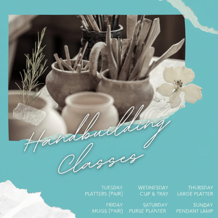 Hand-building Pottery Pass | 120 minutes