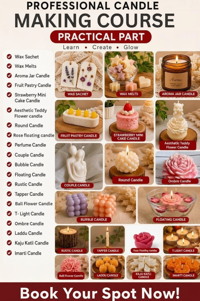 Professional Candle Making Course- 4 Days