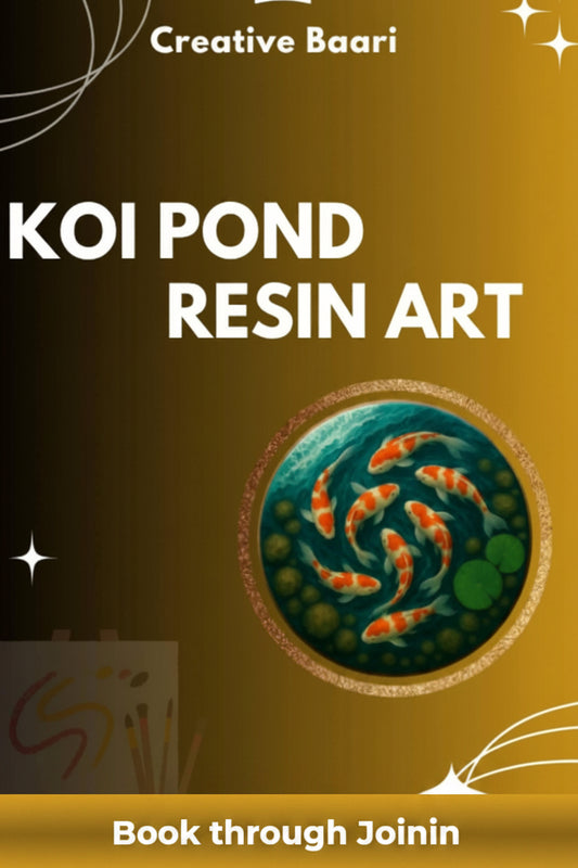 Koi Pond Resin Art