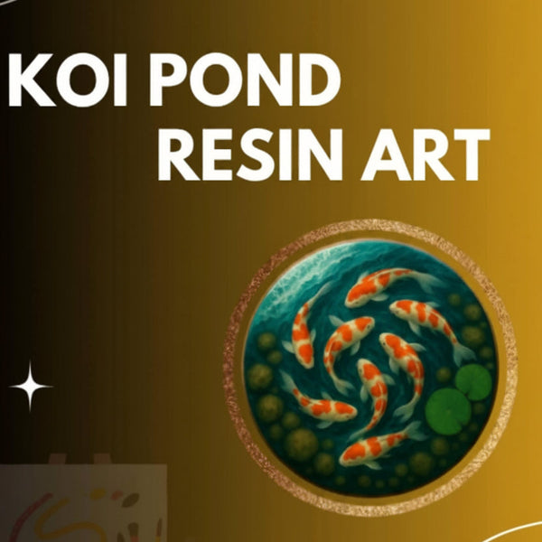 Koi Pond Resin Art