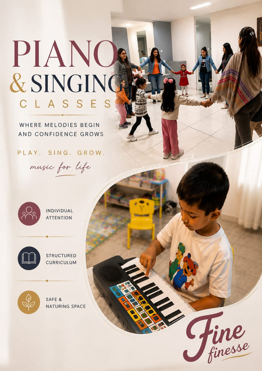 Music Atelier- Piano and Singing Programme (2-5 years)