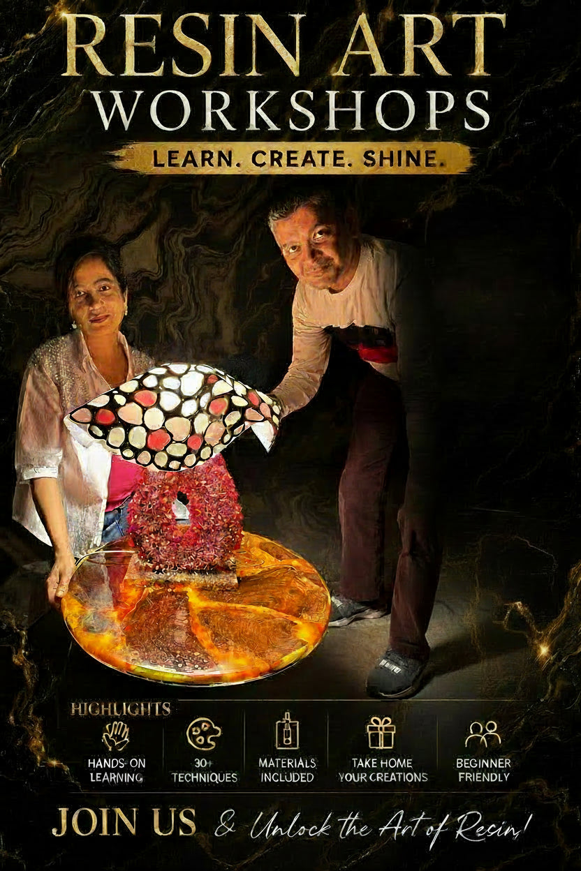 Resin Art workshop - 3 days , 30 techniques