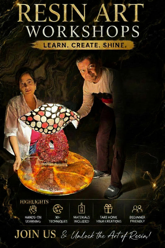 Resin Art workshop - 3 days , 30 techniques