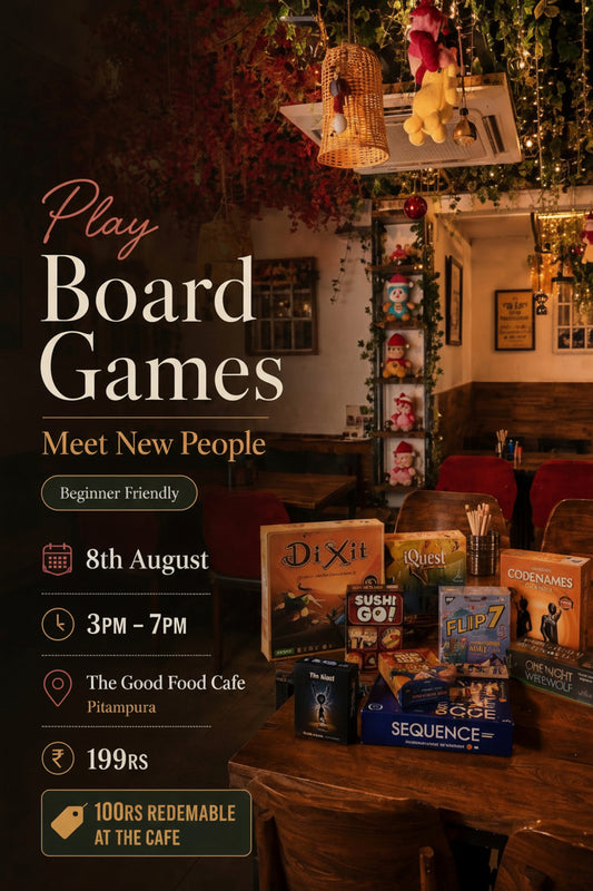 Play Board Games, Meet Fun Personalities (Beginner Friendly)