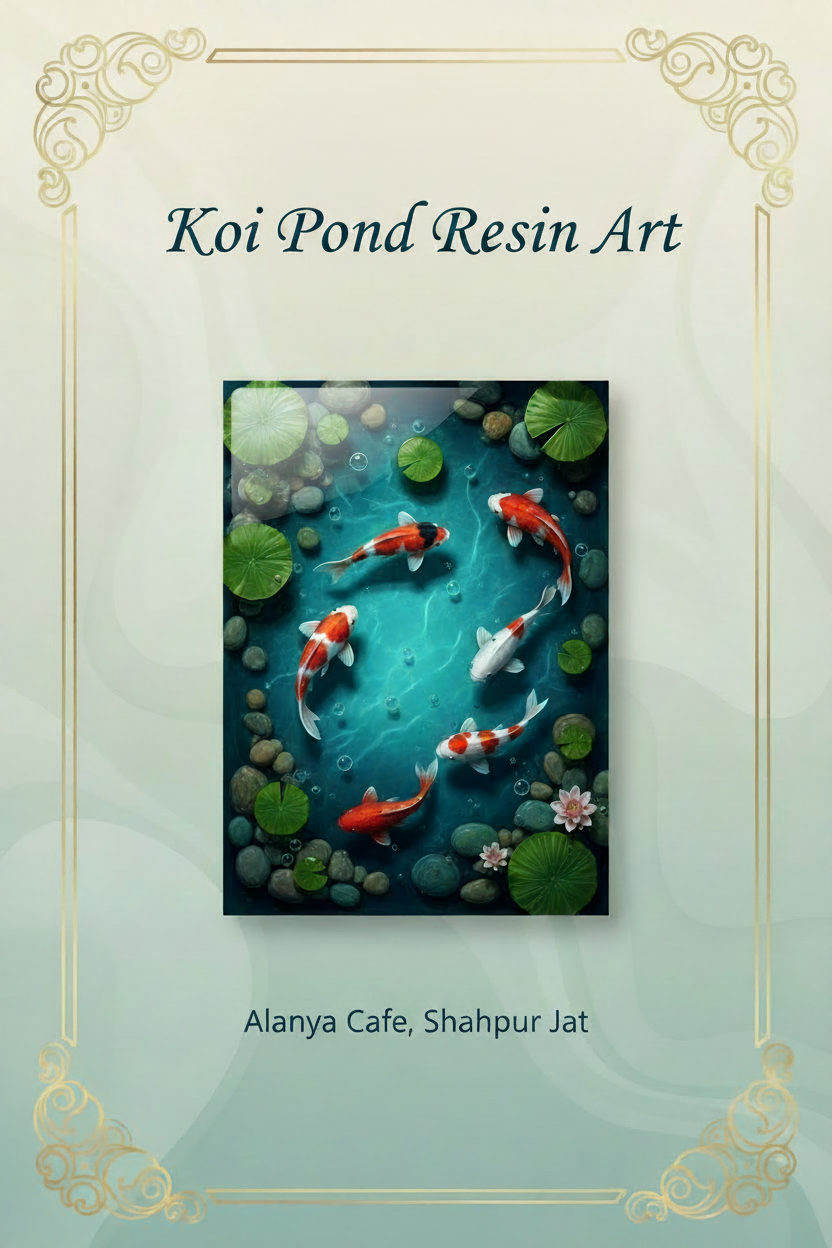 Resin Art - Koi Pond
