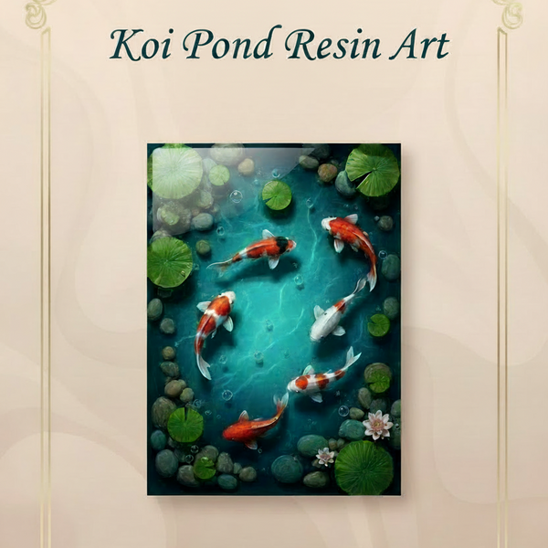 Resin Art - Koi Pond