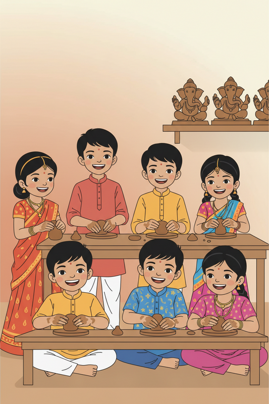 Kids Ganpati Pottery Workshop