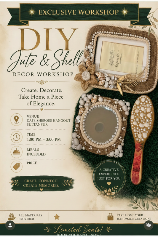 Creating magic with Jute and shells