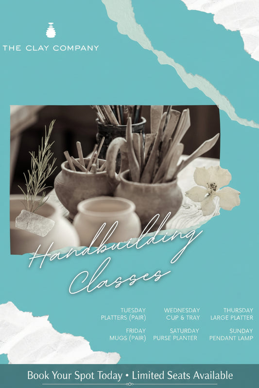 Hand-building Pottery Pass | 120 minutes