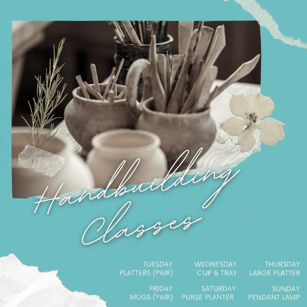 Hand-building Pottery Pass | 120 minutes