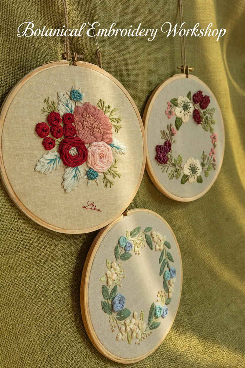 Botanical Embroidery Workshop