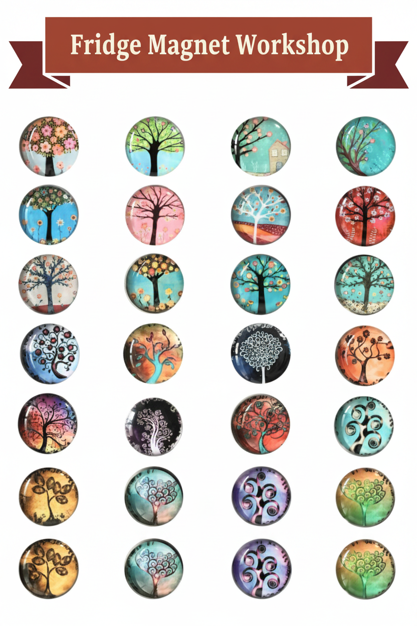 Fridge Magnet Clay Workshop