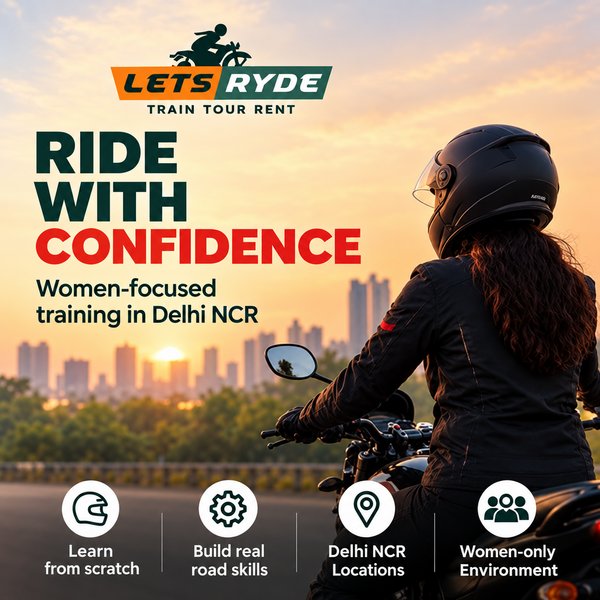 Motorcycle Riding Demo Session by LetsRyde