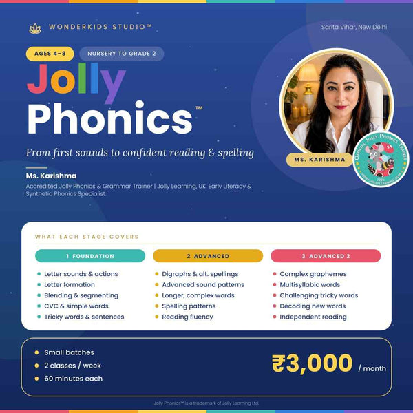Jolly Phonics (Ages 4-8 years)