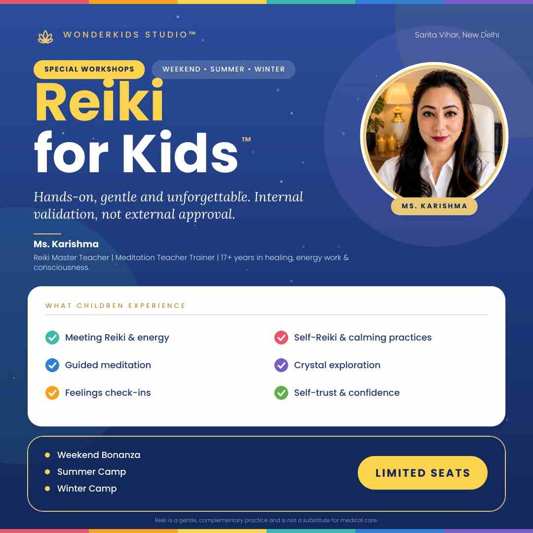 Reiki for kids (ages 5-12)- certification workshop over 2 days