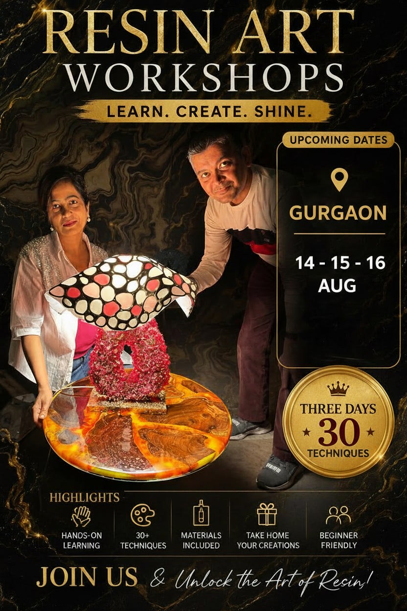 Resin Art workshop - 3 days , 30 techniques