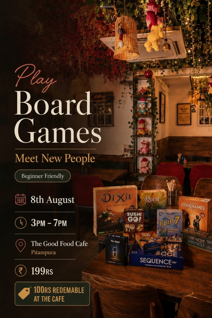 Play Board Games, Meet Fun Personalities (Beginner Friendly)