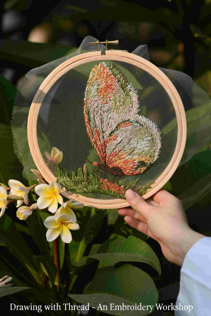 Drawing with Thread: An Embroidery Workshop