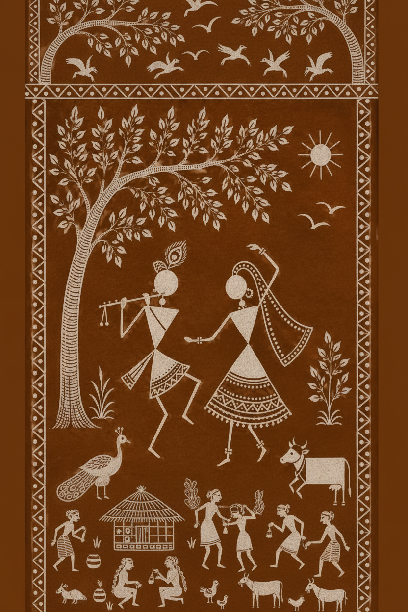 Warli on Canvas