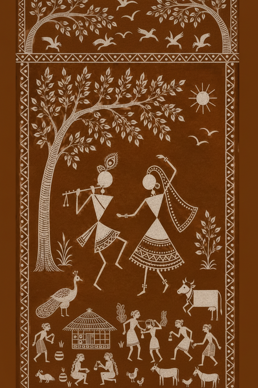 Warli on Canvas