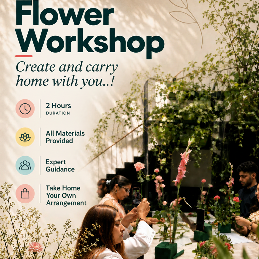 Flower Arrangement workshop