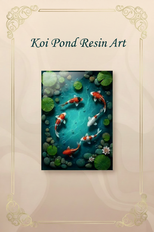 Resin Art - Koi Pond